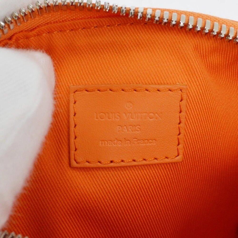 Louis Vuitton Orange LV Aerogram Keepall XS 2way Handbag M81004 NQ02807 - Picture 5 of 6